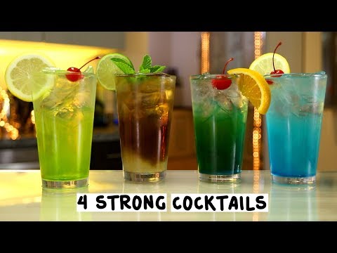 Four Strong Cocktails