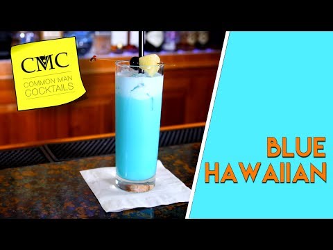 How To Make The Blue Hawaiian Cocktail | Bartending 101