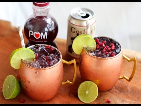 Cocktail Recipe: Pomegranate Moscow Mule by Everyday Gourmet with Blakely