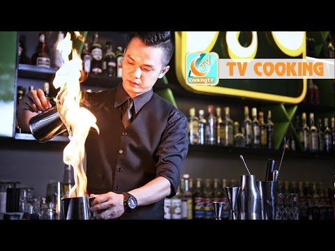 Amazing bartender skills