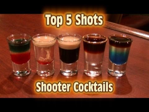 Top 5 Shot Drinks Shooter Cocktails Top Five