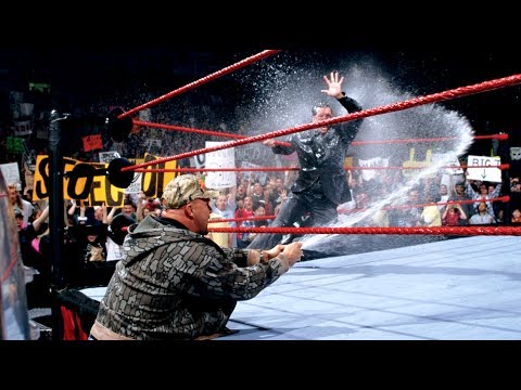 Stone Cold Gives The Corporation A Beer Bath