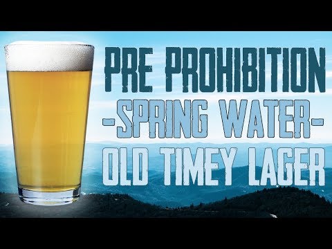 Homebrew Beer: Pre-Prohibition Lager Recipe
