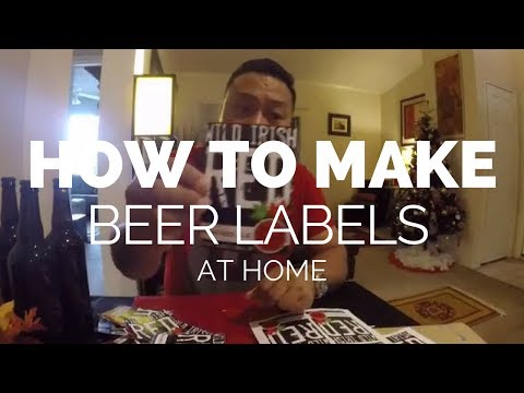 How to make Beer Labels for Home Brew | Nepali Brewboy Channel