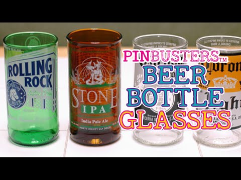 How To Make Beer Drinking Glasses From Beer Bottles // DOES IT WORK?