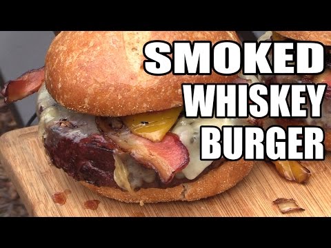 Smoked Whiskey Burgers