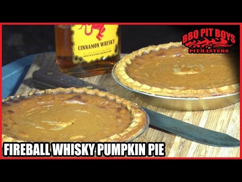 Fireball Whiskey Pumpkin Pie recipe by the BBQ Pit Boys