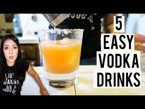 5 SUPER SIMPLE VODKA DRINKS! (+ tips for making good drinks)- #ThirstyThursday