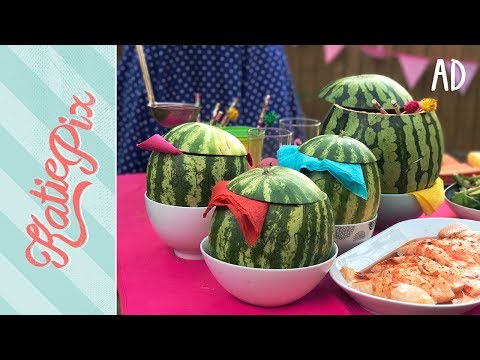 Watermelon Vodka Punch Recipe | Katie Pix