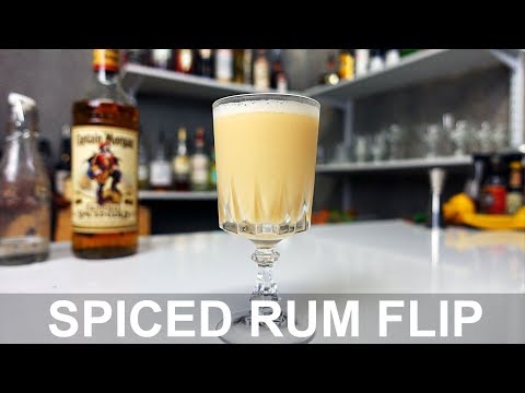 Spiced Rum Flip Cocktail Recipe
