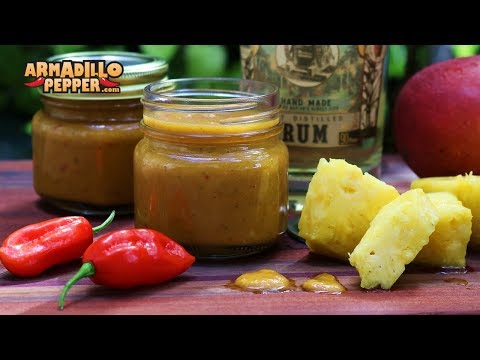 Pineapple and Mango Rum Ghost Pepper Hot Sauce Recipe (How to Make)
