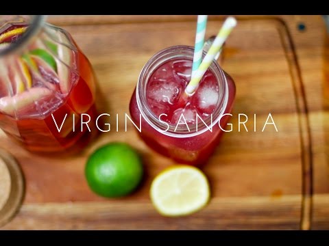 Virgin Sangria - Easy Summer Drink | ReaHasNoIdea
