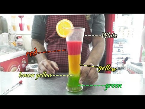 5 layer mocktail | In one glass