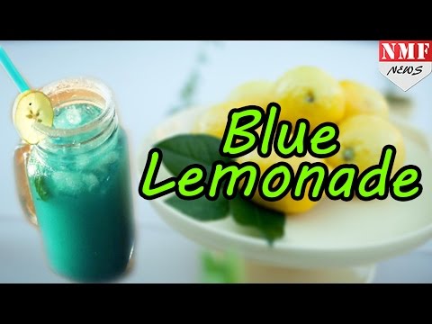 How to make MOCKTAIL BLUE LEMONADE
