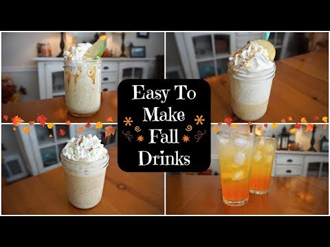 Easy & Delicious Non Alcoholic Drinks For The Fall Time