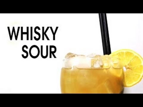 Whiskey sour recipe : How to make a whiskey sour