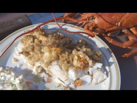 Fish Fillets with Lobster and Brandy Stuffing recipe by the BBQ Pit Boys