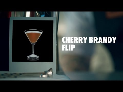CHERRY BRANDY FLIP DRINK RECIPE - HOW TO MIX