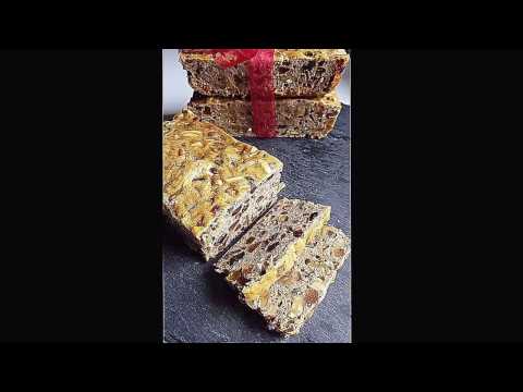 Fruit Cake Recipe with Brandy Soaked Dry Fruits