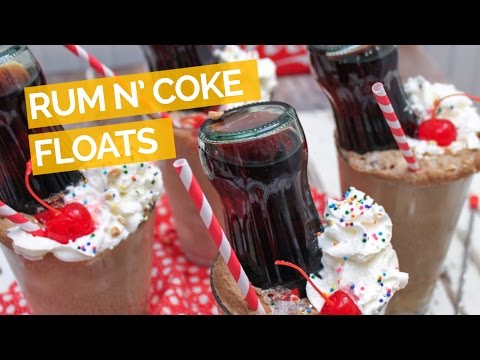 Rum and Coke Float Recipe